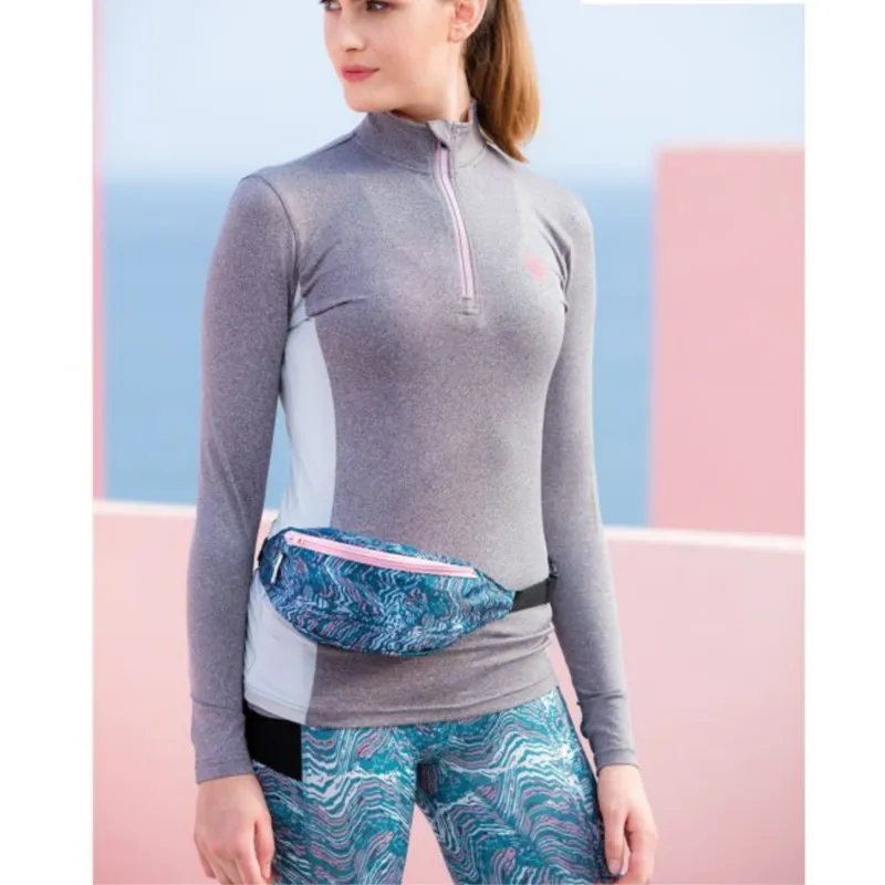 Horseware Aveen Half Zip Tech Top - Light Grey